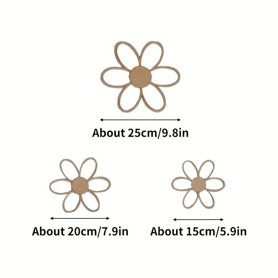 Ins Daisy Wood Wall Decor