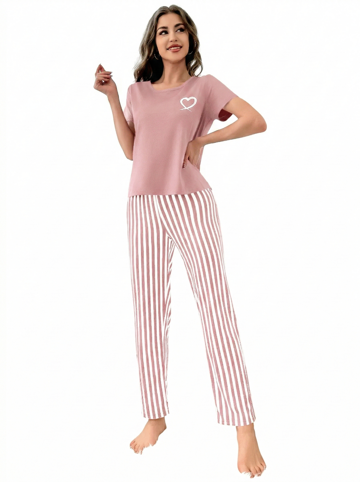 Soft Striped Pajama Set