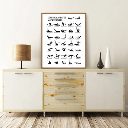 Minimalist Pilates Chart
