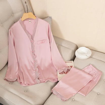 Royal Satin Pajama Set