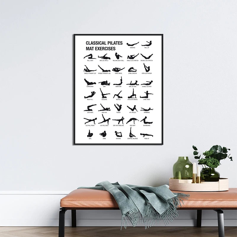 Minimalist Pilates Chart