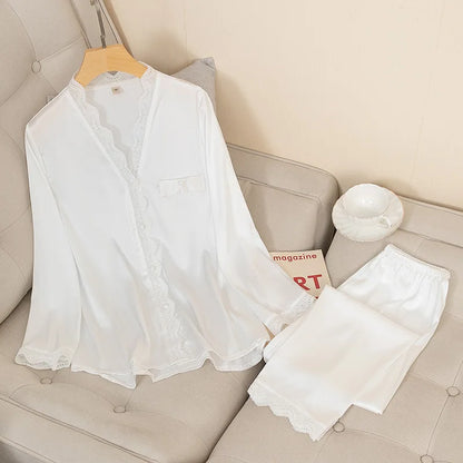 Royal Satin Pajama Set
