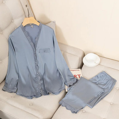 Royal Satin Pajama Set