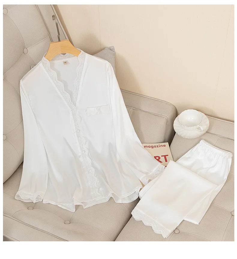 Royal Satin Pajama Set