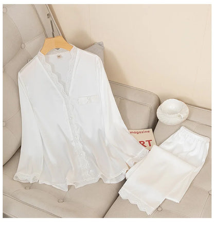 Royal Satin Pajama Set