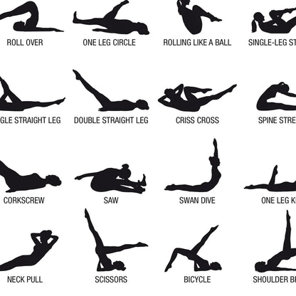 Minimalist Pilates Chart