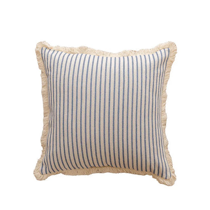 Boutique Geometric Tassel Pillow Cover