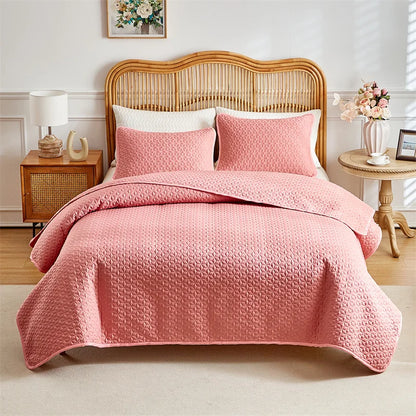 Lux Quilted Coverlet Set