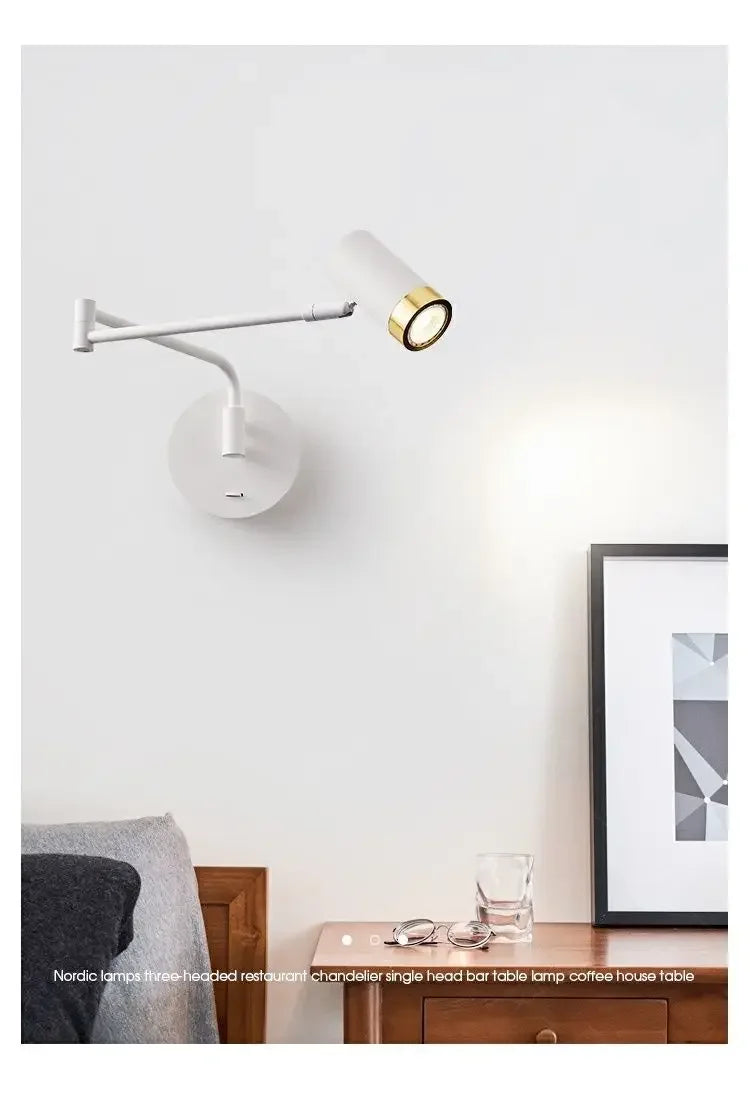 Brushed Metal Wall Lamp