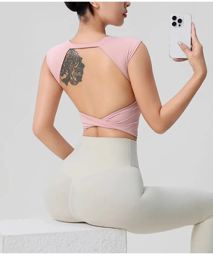 Elite Nylon Backless Top