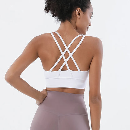 Nylon Spandex Racerback Bra