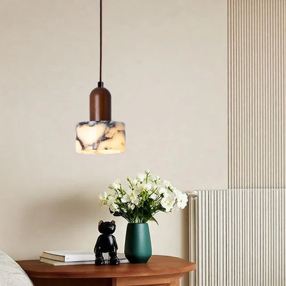 Marble Accent Pendant Light