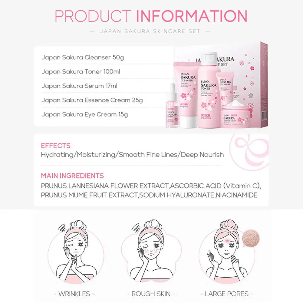 Laikou Sakura Skincare Set