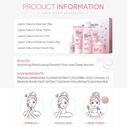 Laikou Sakura Skincare Set
