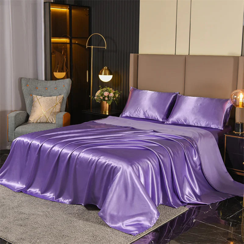 Signature Satin Queen Sheets