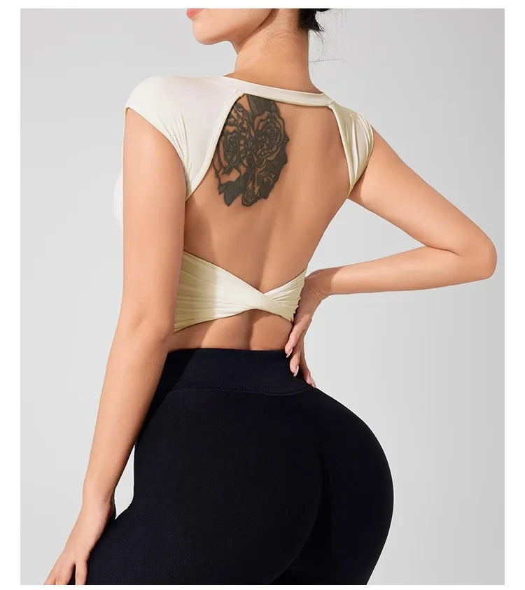 Elite Nylon Backless Top