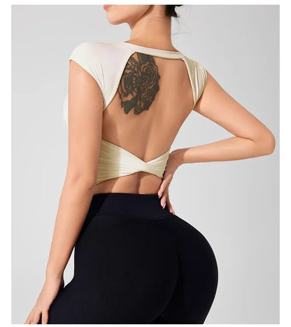 Elite Nylon Backless Top