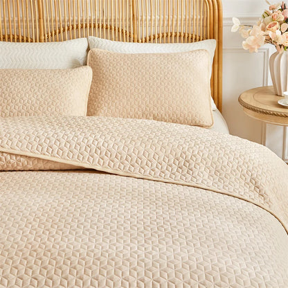Lux Quilted Coverlet Set