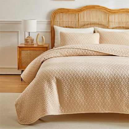 Lux Quilted Coverlet Set