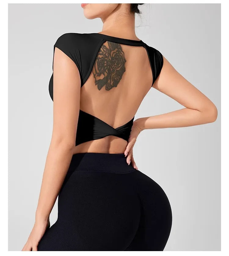 Elite Nylon Backless Top