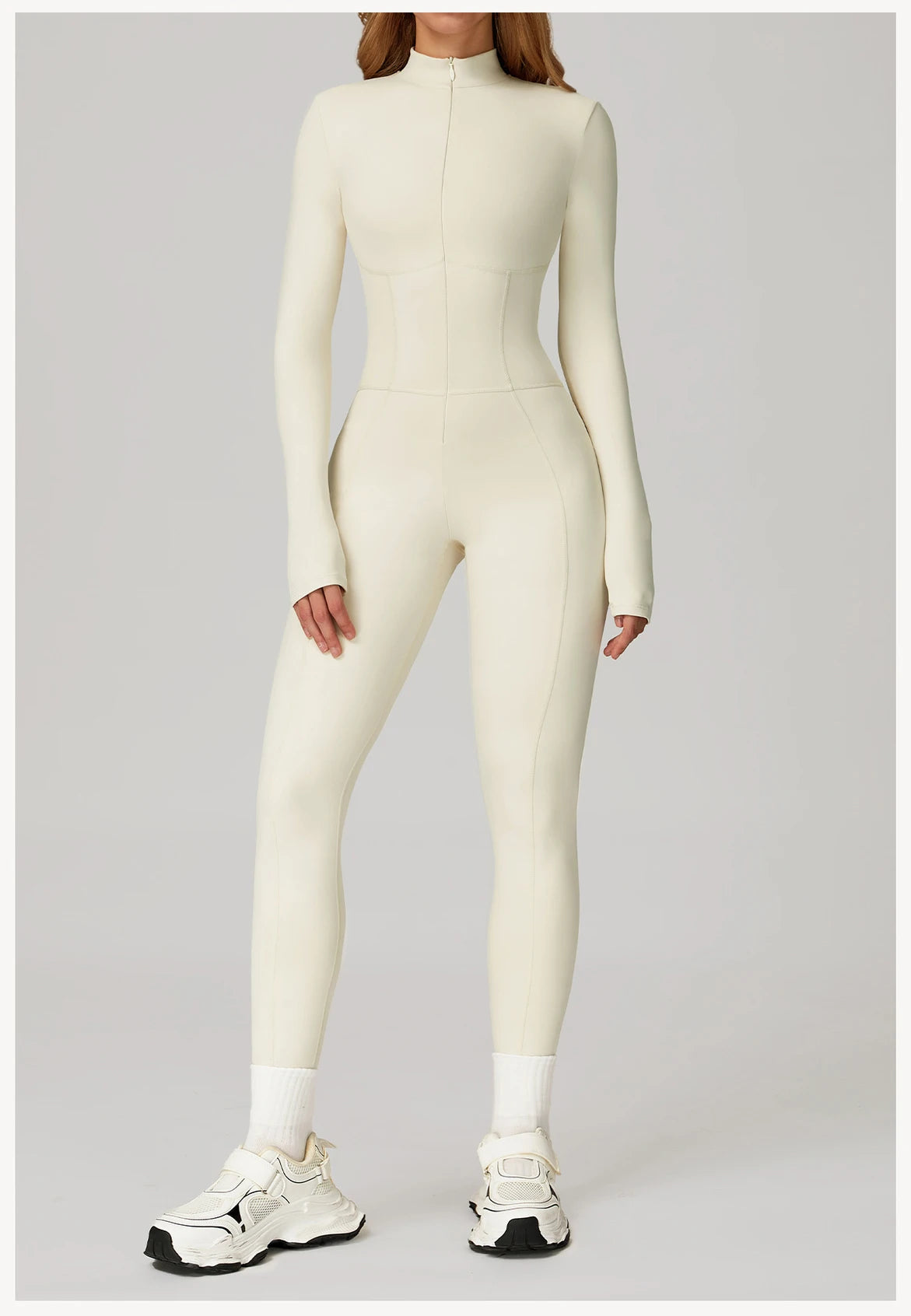 Sculpt Zip Yoga Jumpsuit