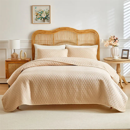Lux Quilted Coverlet Set