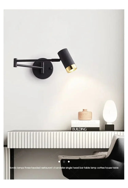 Brushed Metal Wall Lamp