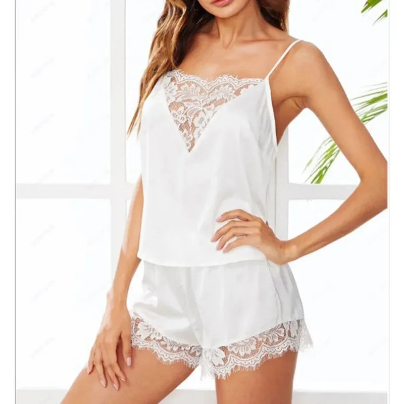 Moonbiffycn Ice Silk Pajama