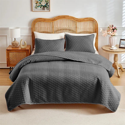 Lux Quilted Coverlet Set
