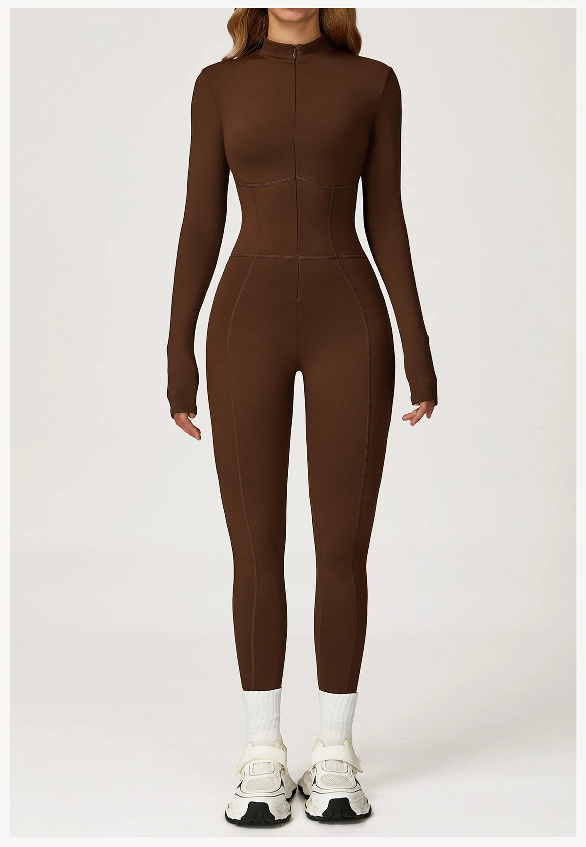 Sculpt Zip Yoga Jumpsuit