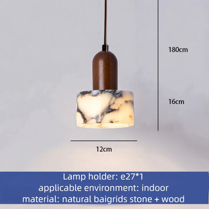 Marble Accent Pendant Light