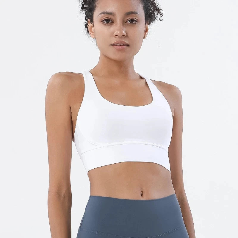 Nylon Spandex Racerback Bra