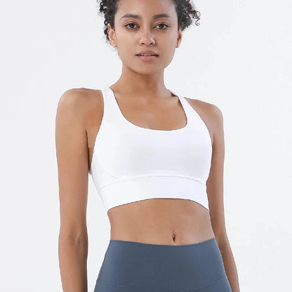 Nylon Spandex Racerback Bra