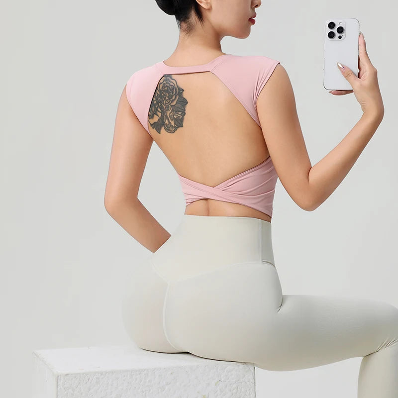 Elite Nylon Backless Top