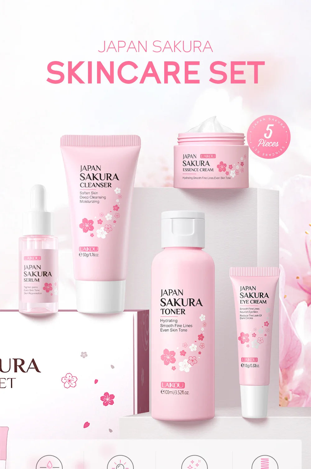 Laikou Sakura Hyaluronic Set