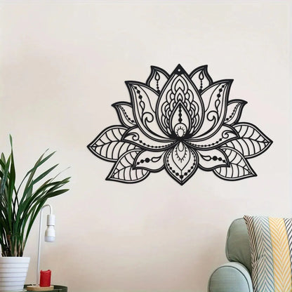 Luxe Steel Lotus Mandala