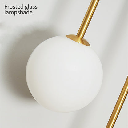 Gold Glass Ball Sconce