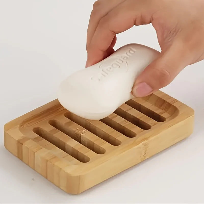Natural Bamboo Soap Box Tray