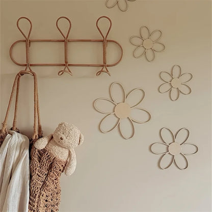 Ins Daisy Wood Wall Decor