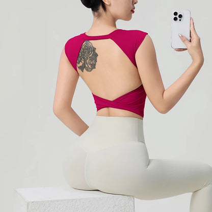 Elite Nylon Backless Top