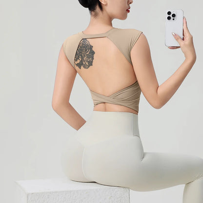 Elite Nylon Backless Top