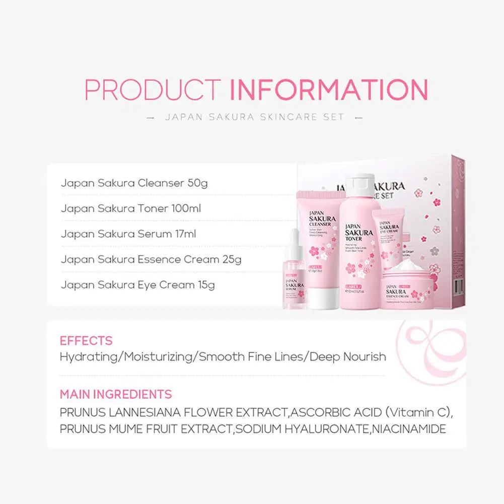 Laikou Sakura Skincare Set