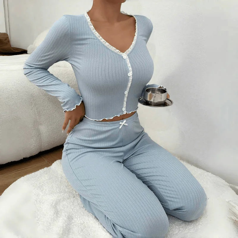 Luxe Lace Pajama Set