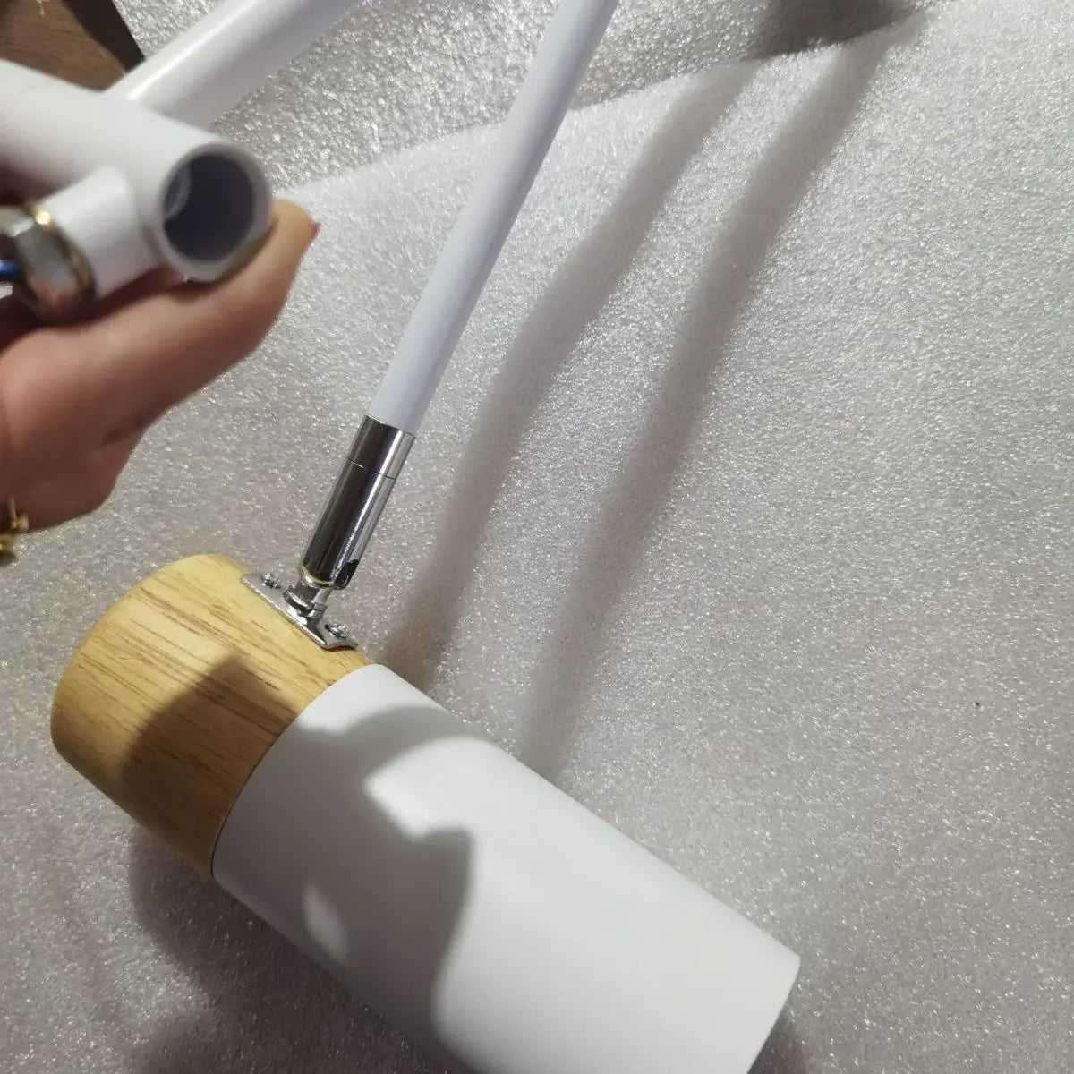 Brushed Metal Wall Lamp
