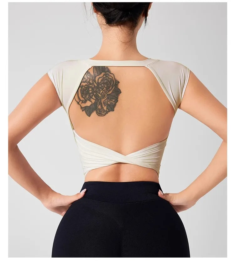 Elite Nylon Backless Top