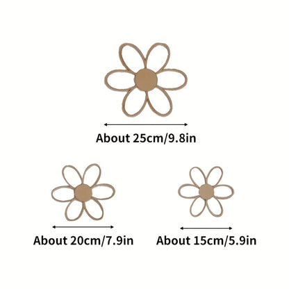 Ins Daisy Wood Wall Decor