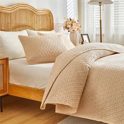 Lux Quilted Coverlet Set