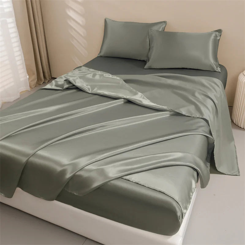 Signature Satin Queen Sheets