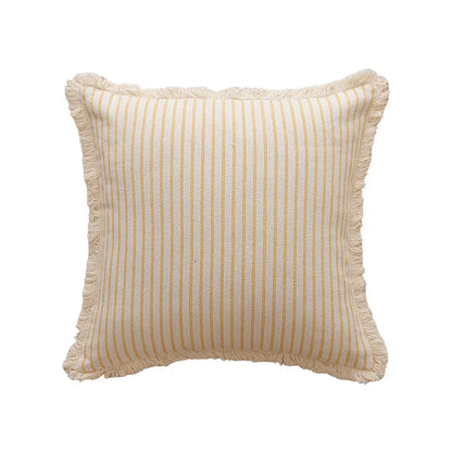 Boutique Geometric Tassel Pillow Cover
