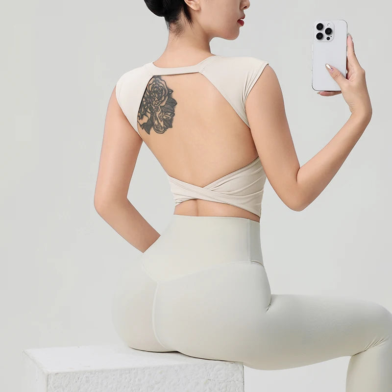 Elite Nylon Backless Top
